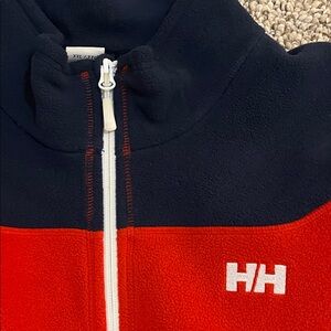 Helly Hansen Men’s Navy and Red Full Zip Fleece Jacket Cost - XXL